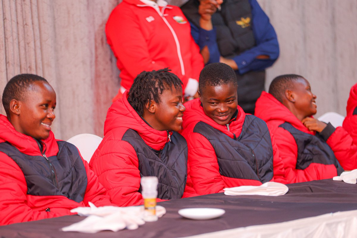 husseinmoha's tweet photo. This evening I met with the Junior Starlets ahead of their final FIFA U-17 Women’s World Cup qualification match against South Africa tomorrow.

The team is focused, determined, and ready to give everything for the badge and for Kenya. To the fans, let’s turn up in our numbers tomorrow at Nyayo Stadium, rally behind the girls as they chase the World Cup dream.

I was accompanied by GS Dennis Gicheru and NEC members Charles Njagi, Ahmedqadar Dabar, Abdalla Yusuf, Caleb Amwayi, and Ken Riungu.