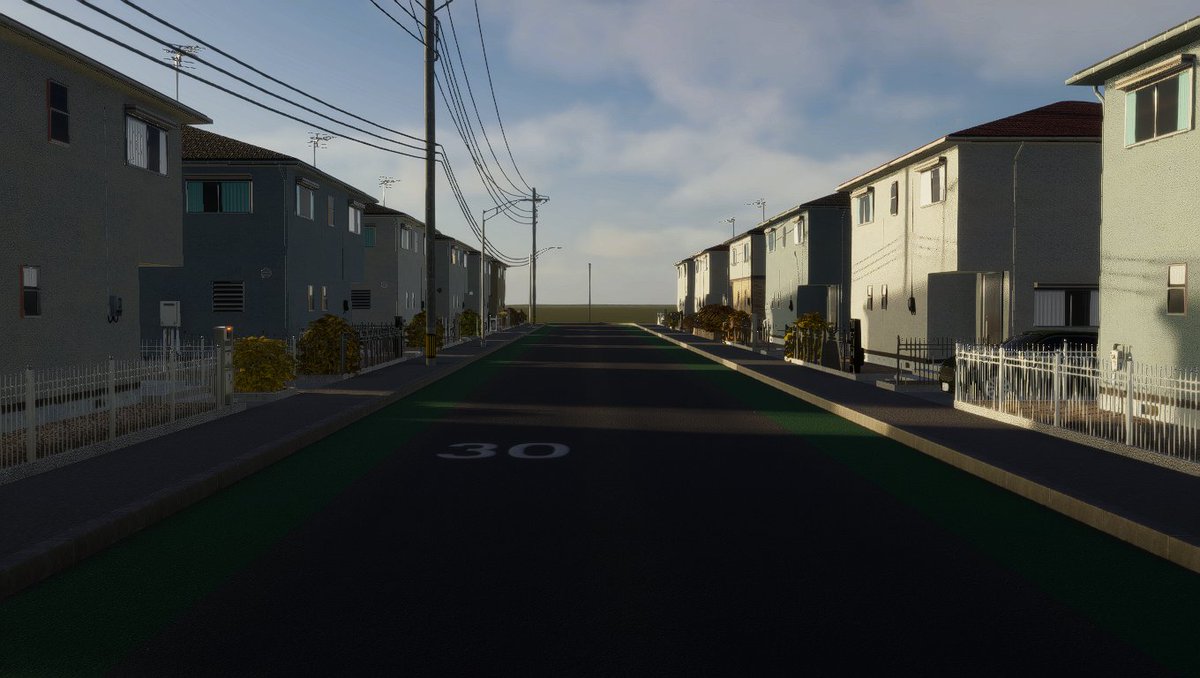 Risatory's tweet photo. シティーズ2（2x2家作り）  小物をふやし、日本の郊外住宅102（製作番号）を並べても、それほど違和感が少なくなってきました。公開に不安ながらすこしづつ前に進めてる感じがします。電線から家に入る引き込み線を（どうやって？）作ろうか？迷ってます･･･ https://t.co/Jfa5iDeFrr