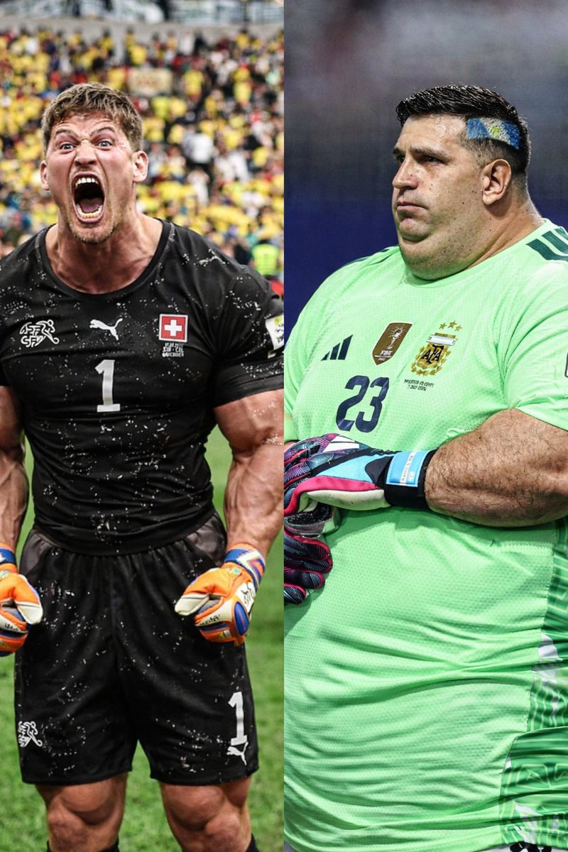 TOM11BS's tweet photo. 🇨🇭Gregor Kobel registra 16 atajadas, un 78% de efectividad y solo 3 goles encajados en 5 partidos que ha disputado con Suiza en el Mundial 2026 😱

🇦🇷 El Dibu Martinez Registra 5 tiras de asado morfadas en 3 días seguidos con un 90% de morficidad 😨

DATOS INFARTANTES🔥 https://t.co/TbEnQnKn5l