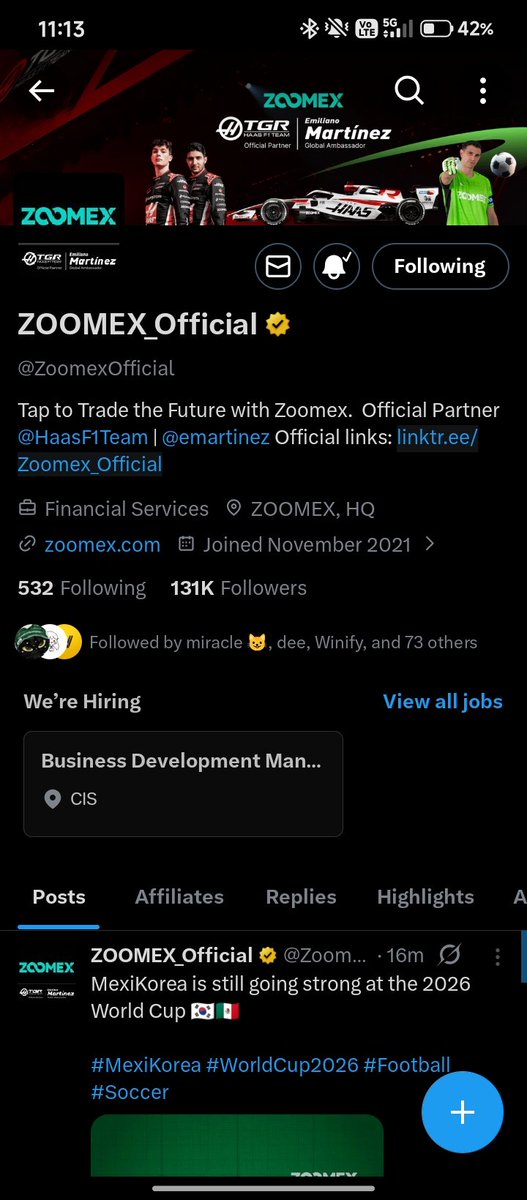 Osomeboy127's tweet photo. @DeFiRobinVerse @xyloaura @ZoomexOfficial https://t.co/X5WFMAjlWa