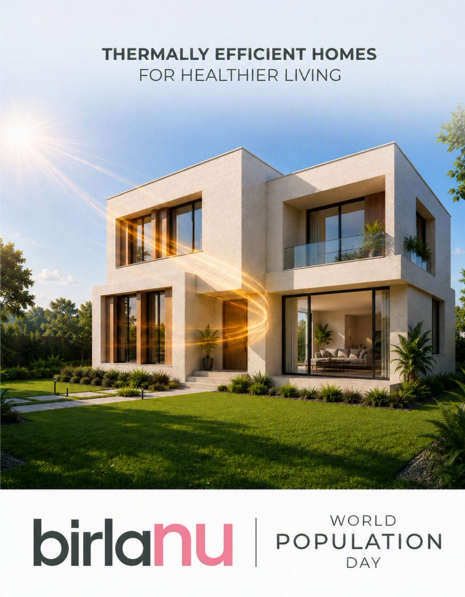 birlanu's tweet photo. Building for the millions, designed for the individual. This #WorldPopulationDay, BirlaNu is proud to engineer the resilient, high-capacity infrastructure that keeps our modern cities moving seamlessly.
#BirlaNu #CKABirla #BuildYourWorld #BirlaNu #WorldPopulationDay2026 https://t.co/Pgsh5Oqdih