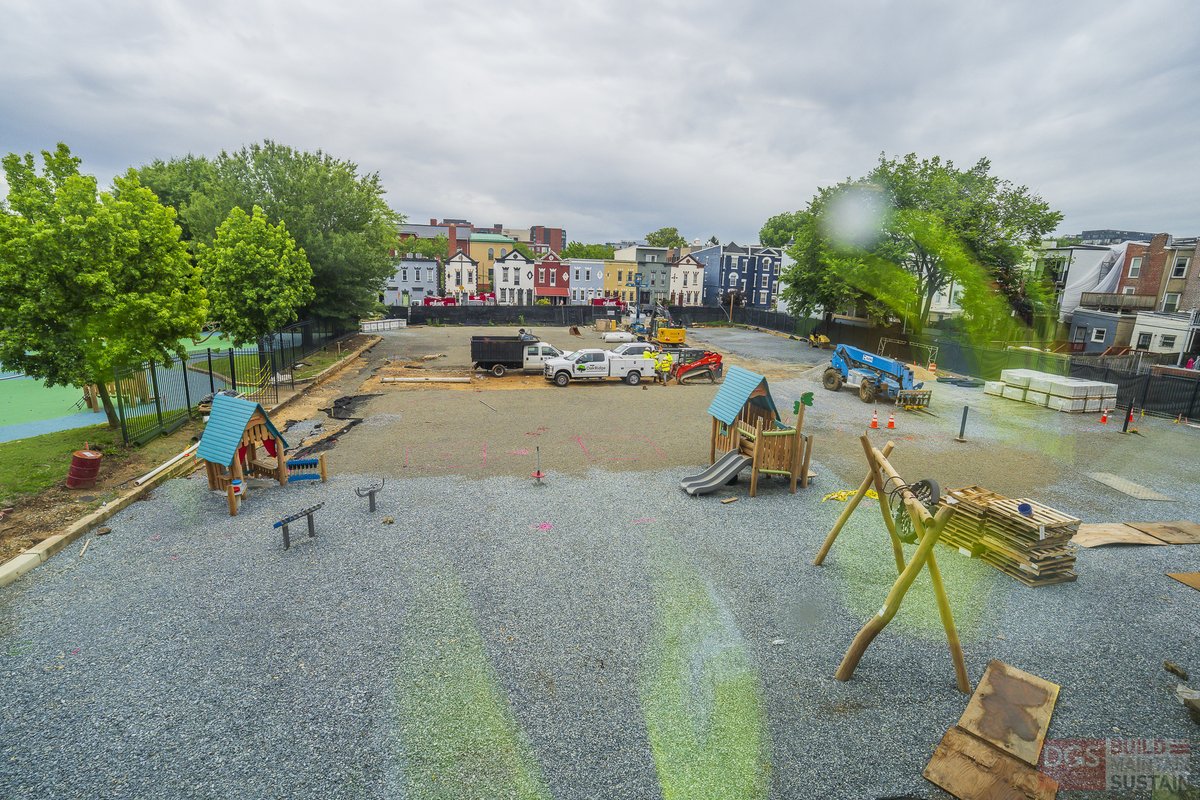 DCDGS's tweet photo. 🚧With construction nearing completion, J.O. Wilson ES in #Ward6 is on track to open for the SY26-27 school year!  A roughly 93,000 sqft modernization, incorporating LEED for Schools – Gold &amp; geothermal wells, J.O. Wilson is built to become a Net-Zero energy building. #DGSBuilds https://t.co/ssTlJstUc2