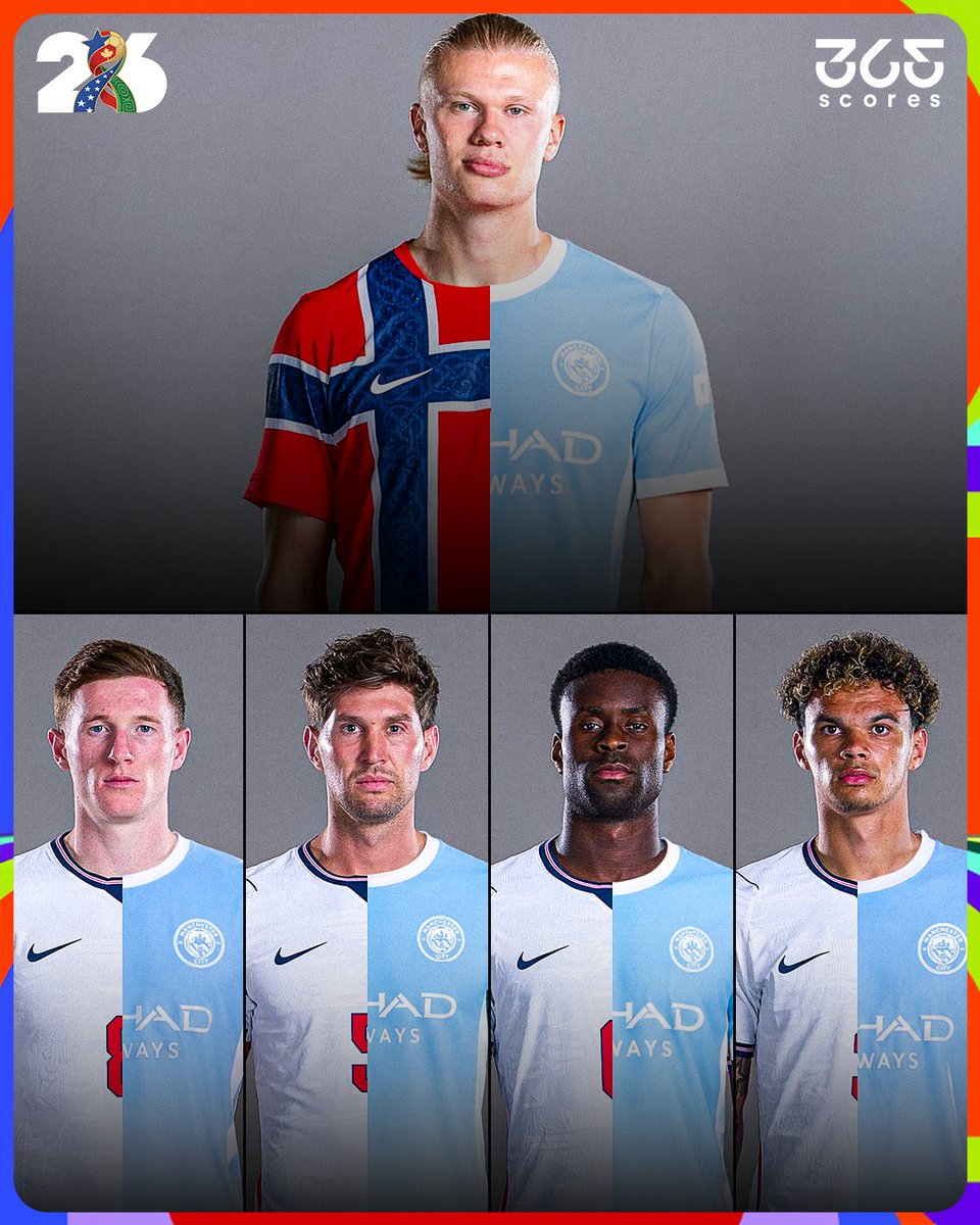 365scoresMX's tweet photo. ¡¡SABOR A PREMIER LEAGUE!! 🚨🏴󠁧󠁢󠁥󠁮󠁧󠁿🇳🇴

Haaland y Ødegaard se enfrentan a Inglaterra en un duelo con TODA la esencia de la liga inglesa 🤯🔥

📌 Se verán las caras ante OCHO de sus compañeros del Manchester City y Arsenal, destacando figuras como Stones, Guéhi, Saka y Rice ⚔️

¿Quién saldrá VICTORIOSO de este partidazo? 👇👀