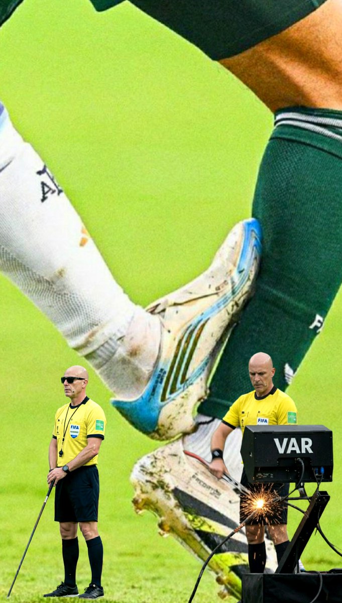 abstractDilbert's tweet photo. @FIFAWorldCup Of course. 
Number of red cards issued - 0
Number of yellow cards issued - 0
VAR - can't see anything https://t.co/BIMQT0Xa3M