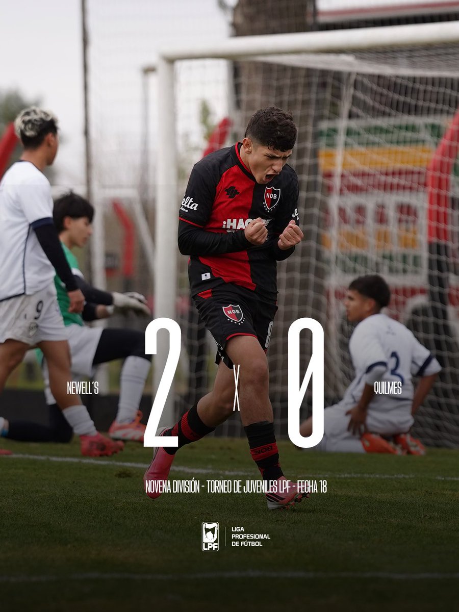 NewellsJuvenil's tweet photo. ¡Ganó la Lepra! 👊🏼

✅ La 9na de Hernán Villalba se impuso en casa con goles de Francesco Geminale y Joaquín Suárez. 

#JuvenilesLPF 

📸 Emanuel Álvarez https://t.co/8wpxs9mhSh