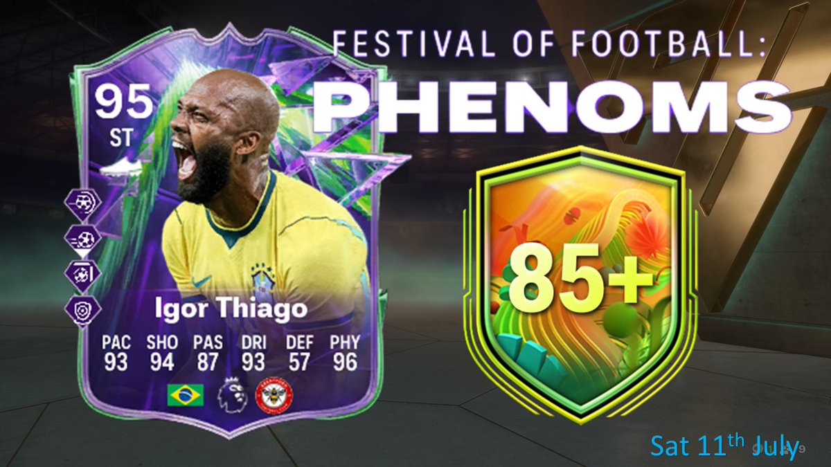OndrooG's tweet photo. FC26 | 95 Igor Thiago Phenoms and 85 Summer Tournament upgrade!
https://t.co/aXJqXls4LQ
#fc25 #fifa26 #fc26 #easportsfc #tots #evolution #ultimate #ronaldo #messi #TOTY #ultimateteam #yamal #doué #endrick #neves #phenoms #estevao #igorthiago https://t.co/NjSJt719Mb
