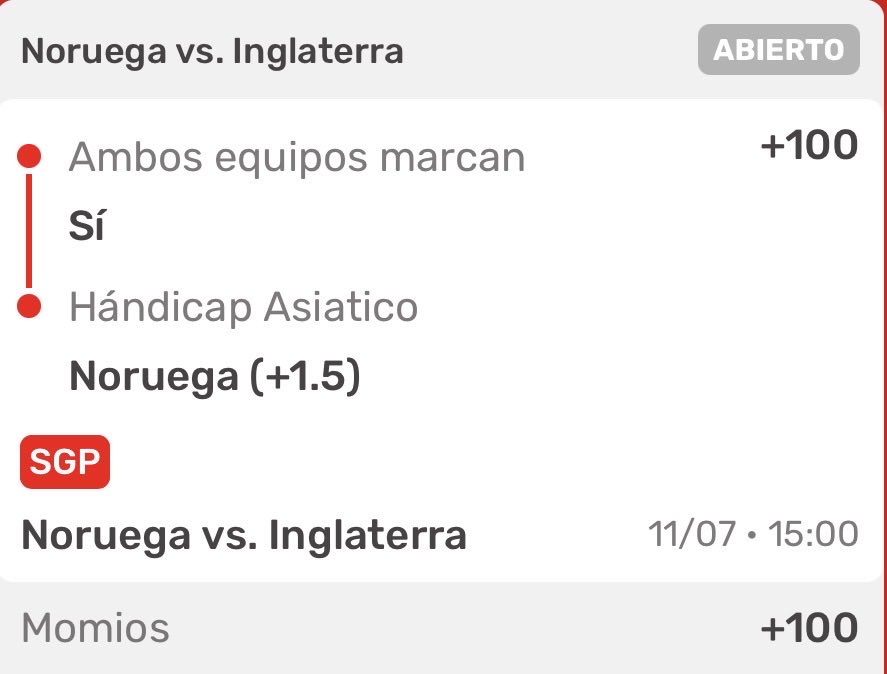DavoAguilar's tweet photo. Los ingleses no han enfrentado a un rival que promedie más de 2.0 goles a favor en toda la copa. De hecho, su rival más complicado hasta el momento fue México.

🇭🇷 1.5
🇬🇭 0.5
🇵🇦 0.0
🇨🇩 1.25
🇲🇽 2.0

Noruega llega con un impresionante promedio de 2.75 goles a favor y 1.25 en contra, mientras que los ingleses registran 2.2 a favor y 1.0 en contra. Muy poca diferencia en números para el favoritismo que carga Inglaterra hoy.

Por su parte, Noruega ya enfrentó a dos selecciones con un mejor promedio de goles en contra que los propios ingleses:

🇧🇷 0.5
🇮🇪 1.0

¿El resultado? A ambos les cubrió la línea de 1.5 goles. 👀

• Noruega 1.5 goles totales te lo pagan en un delicioso +171. Para mí, vale la pena.

Otra tendencia que me gusta a favor de los noruegos, y que también jugamos y cobramos el partido pasado, está en las primeras mitades o primeros goles.

Noruega ha anotado en 4 de 5 primeros tiempos y también abrió el marcador en 4 de sus 5 partidos. Aunque no es la mitad en la que más goles producen, los vikingos solamente han perdido un 1H en todo el torneo: vs Francia y jugando con cuadro B.

Caso contrario al de los ingleses, que solamente han ganado un 1H en toda la copa… sí, contra México 🥲.

Además, el primer tiempo es donde Inglaterra menos goles promedia: 0.8 de sus 2.2. Curiosamente, también es la mitad en la que más goles recibe: 0.8 de su promedio de 1.0.

• Noruega 0.5 goles totales 1H: +125
• Noruega primer gol o pago anticipado también me parecen mercados interesantes.

Los ingleses promedian más tiros totales y más tiros a puerta, pero tienen un menor porcentaje de precisión que los noruegos.

En cuanto a totales, entre ambos equipos presentan las siguientes tendencias:

Over 2.5: 80%
Over 3.5: 50%

Noruega cubre su AA en el 100% de sus partidos en esta copa.
Inglaterra lo hace en el 60%.

En corners, Noruega promedia 4.4 a favor y 6.0 en contra, mientras que los ingleses llegan con 6.2 a favor y 4.4 en contra.

Hay muchísimo mercado para explorar en este partido. En lo personal, yo ya tengo los míos; ahora esperamos no equivocarnos. 🤞🏻

Sin duda, hoy me inclino por los vikingos. Y no, no es porque Inglaterra haya eliminado a México; esas cosas no van conmigo. Los números son los que hablan.

Hoy soy más vikingo que el mismísimo Ragnar. ⚔️🛡️

+100 Derecha
-135 Paso 1 de 2
-110 Derecha 2.0

Las apuestas que ya había mencionado que valen la pena también me las juego con poco Bank.