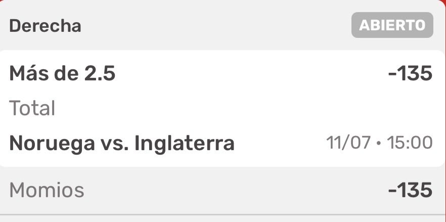 DavoAguilar's tweet photo. Los ingleses no han enfrentado a un rival que promedie más de 2.0 goles a favor en toda la copa. De hecho, su rival más complicado hasta el momento fue México.

🇭🇷 1.5
🇬🇭 0.5
🇵🇦 0.0
🇨🇩 1.25
🇲🇽 2.0

Noruega llega con un impresionante promedio de 2.75 goles a favor y 1.25 en contra, mientras que los ingleses registran 2.2 a favor y 1.0 en contra. Muy poca diferencia en números para el favoritismo que carga Inglaterra hoy.

Por su parte, Noruega ya enfrentó a dos selecciones con un mejor promedio de goles en contra que los propios ingleses:

🇧🇷 0.5
🇮🇪 1.0

¿El resultado? A ambos les cubrió la línea de 1.5 goles. 👀

• Noruega 1.5 goles totales te lo pagan en un delicioso +171. Para mí, vale la pena.

Otra tendencia que me gusta a favor de los noruegos, y que también jugamos y cobramos el partido pasado, está en las primeras mitades o primeros goles.

Noruega ha anotado en 4 de 5 primeros tiempos y también abrió el marcador en 4 de sus 5 partidos. Aunque no es la mitad en la que más goles producen, los vikingos solamente han perdido un 1H en todo el torneo: vs Francia y jugando con cuadro B.

Caso contrario al de los ingleses, que solamente han ganado un 1H en toda la copa… sí, contra México 🥲.

Además, el primer tiempo es donde Inglaterra menos goles promedia: 0.8 de sus 2.2. Curiosamente, también es la mitad en la que más goles recibe: 0.8 de su promedio de 1.0.

• Noruega 0.5 goles totales 1H: +125
• Noruega primer gol o pago anticipado también me parecen mercados interesantes.

Los ingleses promedian más tiros totales y más tiros a puerta, pero tienen un menor porcentaje de precisión que los noruegos.

En cuanto a totales, entre ambos equipos presentan las siguientes tendencias:

Over 2.5: 80%
Over 3.5: 50%

Noruega cubre su AA en el 100% de sus partidos en esta copa.
Inglaterra lo hace en el 60%.

En corners, Noruega promedia 4.4 a favor y 6.0 en contra, mientras que los ingleses llegan con 6.2 a favor y 4.4 en contra.

Hay muchísimo mercado para explorar en este partido. En lo personal, yo ya tengo los míos; ahora esperamos no equivocarnos. 🤞🏻

Sin duda, hoy me inclino por los vikingos. Y no, no es porque Inglaterra haya eliminado a México; esas cosas no van conmigo. Los números son los que hablan.

Hoy soy más vikingo que el mismísimo Ragnar. ⚔️🛡️

+100 Derecha
-135 Paso 1 de 2
-110 Derecha 2.0

Las apuestas que ya había mencionado que valen la pena también me las juego con poco Bank.