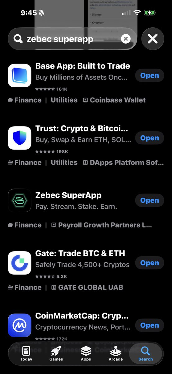 AlphaLion777's tweet photo. 🚨🚨It’s official‼️🚨🚨

The Zebec SuperApp is now live on the Apple App Store.

One app to:
✅ Real~time payroll
✅ Crypto~powered cards
✅ ZBCN staking
✅ Streaming payments
✅ Remittances

This is another step toward bringing PayFi to everyday users.

#Zebec #ZBCN #PayFi #Crypto #AppleAppStore