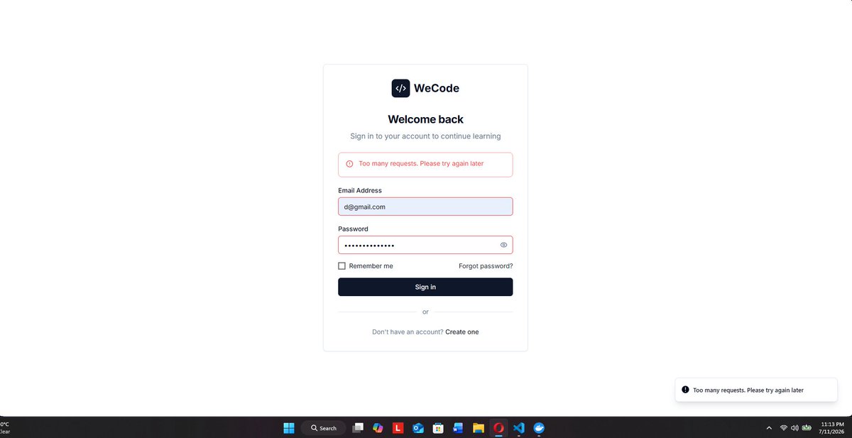 Parass227's tweet photo. Day 33 Dev Progress 🛠️

1) Added Helmet for HTTP security headers
2) Rate limiting, login rate limiting
3) Bull Board for BullMQ queue monitoring

Spent hours debugging a path issue between the Judge container, Docker daemon &amp; execution

#buildinpublic #webdev https://t.co/BzeNMouzGC
