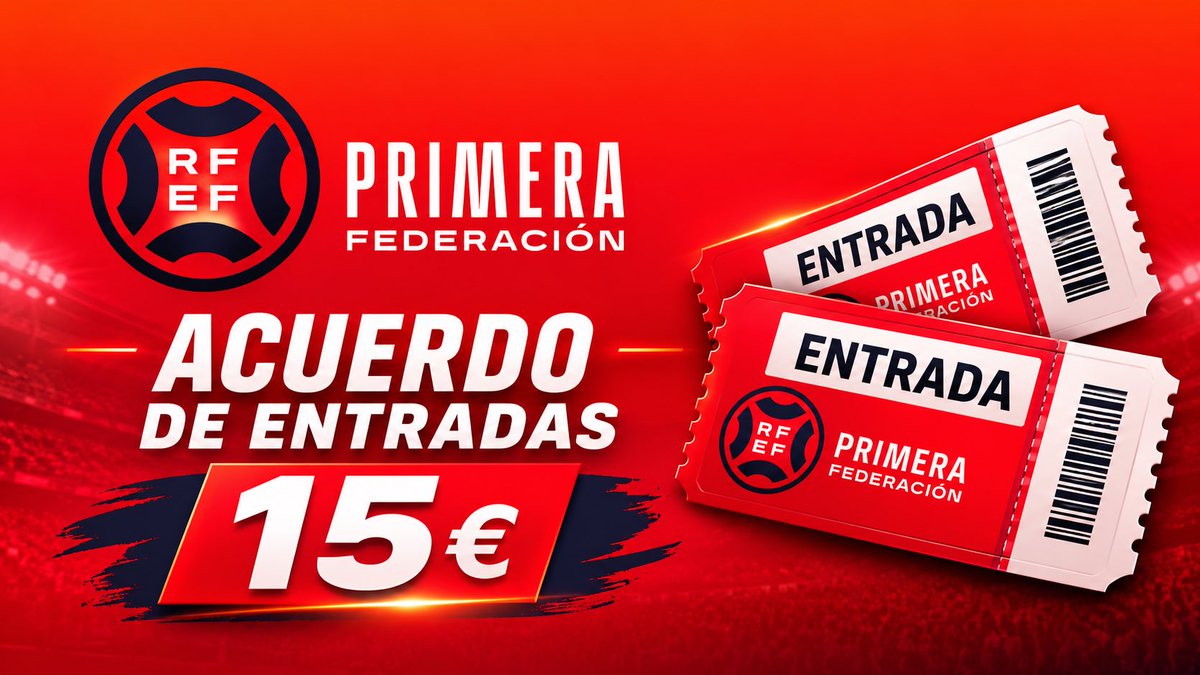 GolSinVAR's tweet photo. NOTICIA GOLSINVAR |

✅ ÉXITO en el acuerdo de entradas para aficionados visitantes en el Grupo 1 de Primera Federación.

🛡️ Ya son mínimo 14 CLUBES (70% del grupo) que han dicho SÍ a la propuesta.

Los restantes no es que lo hayan rechazado, sino que están pendientes de contestar si se unen o no.