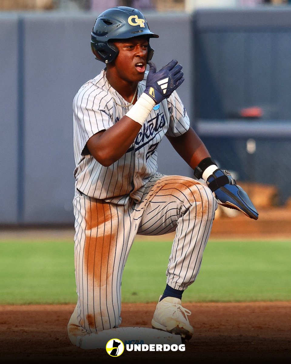 UnderdogMLB's tweet photo. Twins to select C Vahn Lackey with No. 3 overall pick, per @JoeDoyleMiLB.

• Slashed .397/.519/.772 with 20 HR this season at Georgia Tech
• 60-grade hit, 60-grade arm
• Won the 2026 Johnny Bench Award https://t.co/Ky8EDZI07g