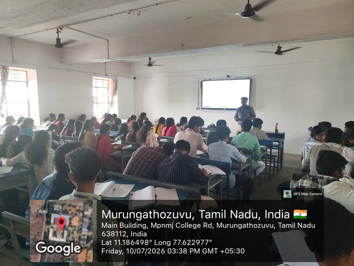 mpnmjec's tweet photo. 10.07.2026 MPNMJ Engineering College Name : GOWRI SHANKAR
Subject: SYLLOGISM, DIRECTION AND CRITICAL REASONING 
DEPARTMENT: ECE EE II year https://t.co/jlXuR13gAk