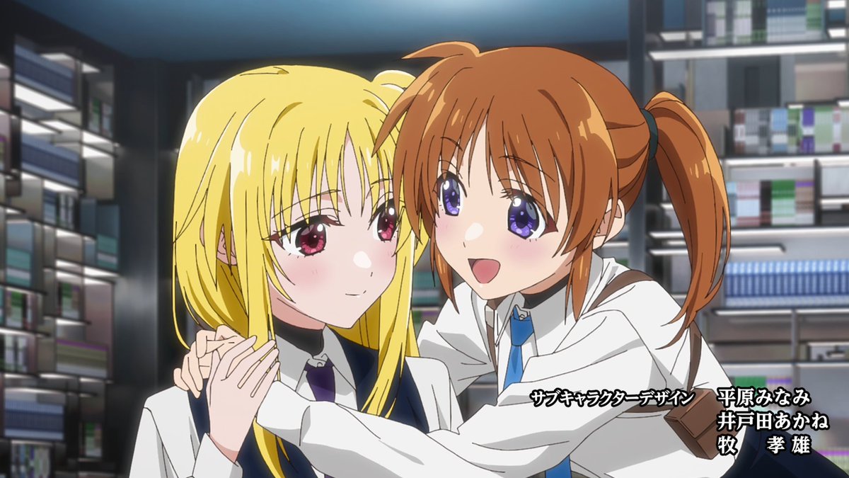 BloodRaven55's tweet photo. // nanoha exceeds spoilers

AHHHHHH NANOFATE MY ABSOLUTE BELOVEDS I MISSED THEM SO MUCH https://t.co/ZvzcXP7xKm