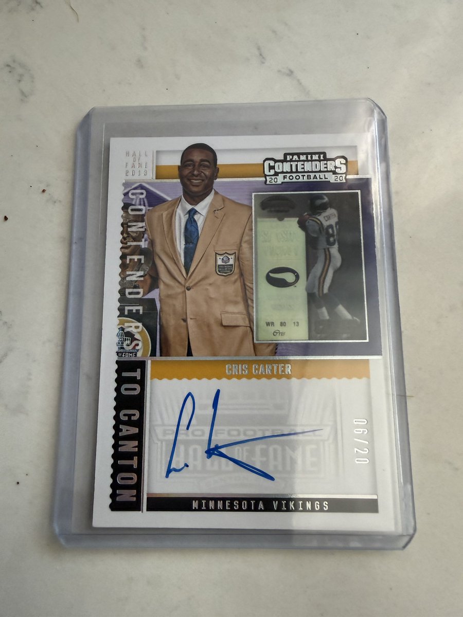 corymopar's tweet photo. @CardPurchaser This Cris Carter auto / 20 https://t.co/jOPq5h8Gmi