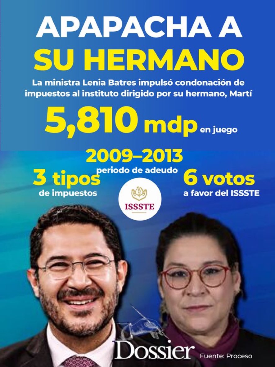 Garcimonero's tweet photo. Si generas empleos y riqueza en México te persigue el gobierno para cobrarte otra vez impuestos que ya habías pagado, como le hicieron a @RicardoBSalinas 
Si eres un político que robas y despilfarras el presupuesto te perdonan los impuestos, como le hicieron a @martibatres https://t.co/MVsZtlqVhH