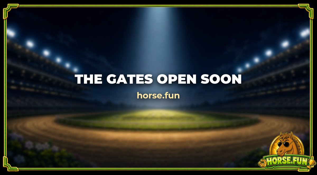 PlayHorseFun's tweet photo. The stables are ready. 🏇

The horses are restless.

The gates open soon.

Last 24 hours to join the waitlist. ⏳

Join here 👉 https://t.co/raJnAh02tY https://t.co/AekX0u7lAE