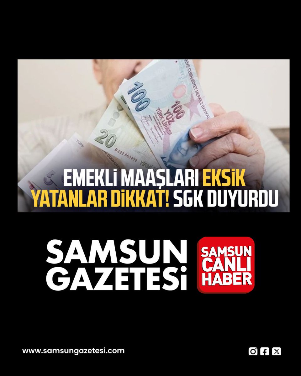 Samsungazetesi's tweet photo. 💰📢 Emekli maaşları eksik yatanlar dikkat! SGK duyurdu
📰 Detaylar:
https://t.co/mLubjHchy7
#Emekli #SGK #SSK #BağKur #EmekliMaaşı #eDevlet #MaaşKesintisi #Ekonomi #Samsungazetesi 💳📲 https://t.co/8FvkVFnauQ