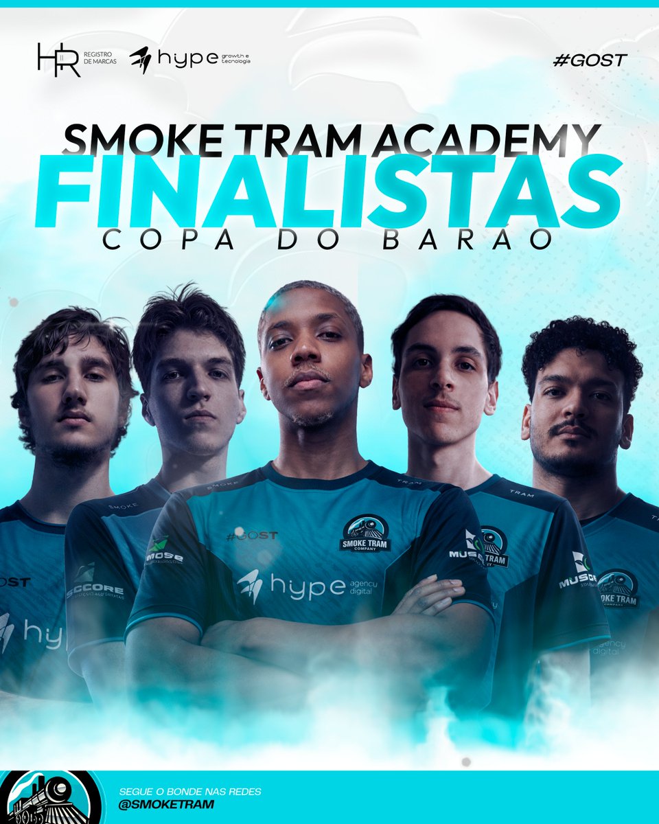 smoketram's tweet photo. ESTAMOS NA GRANDE FINAL!! 🚂💨
2-0 seco e nossos garotos da Academy vão disputar a decisão da #CopaDoBarão no próximo domingo, dia 19!
Obrigado a todos pelo apoio durante a serie!
#GOST 💙 https://t.co/s9YGOA4eoU