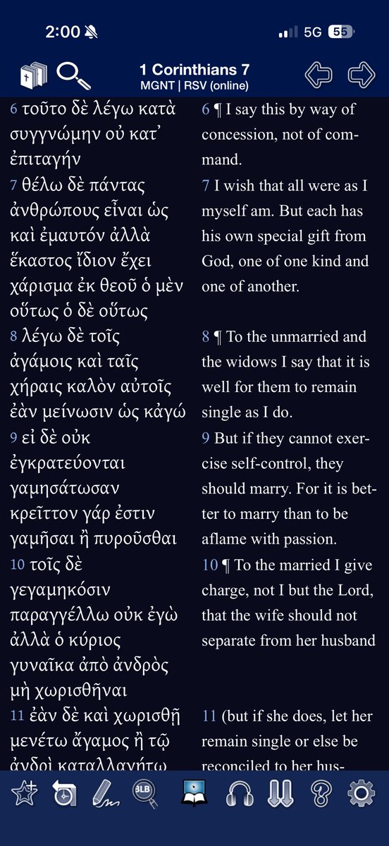 Christianous100's tweet photo. Both Jesus and Paul were single, didn’t have children, and thought that the Kingdom of Heaven was imminent. 

While Paul says that it’s not sinful to marry, he views celibacy for the kingdom as the ideal. 

After all, why change life circumstances when the Parousia is so close? https://t.co/YrYeuVjzYs