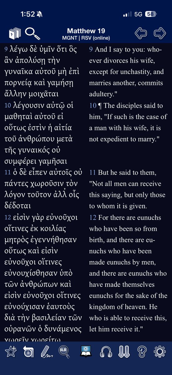 Christianous100's tweet photo. Both Jesus and Paul were single, didn’t have children, and thought that the Kingdom of Heaven was imminent. 

While Paul says that it’s not sinful to marry, he views celibacy for the kingdom as the ideal. 

After all, why change life circumstances when the Parousia is so close? https://t.co/YrYeuVjzYs