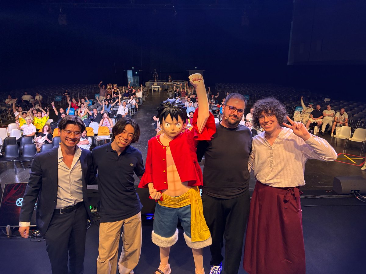 ONEPIECE_tcg_EN's tweet photo. [Japan Expo Paris]
Hey One Piece Pirates!

Thank you very much for joining us at the stage!
Hope you all enjoy the rest of Japan Expo.

#ONEPIECE
#onepiececardgame
#JapanExpo https://t.co/wabB0lbaYC