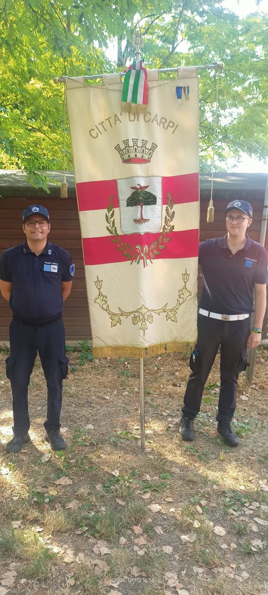 PMTerredargine's tweet photo. #PLTerredargine #PMTerredargine #PLFacciamo
➡️In occasione del "82° ANNIVERSARIO DELLA STRAGE DI FOSSOLI" siamo in servizio per la commemorazione ai 67 Martiri di Fossoli presso il Campo 👮♀️👮 https://t.co/K7UudRdAkf