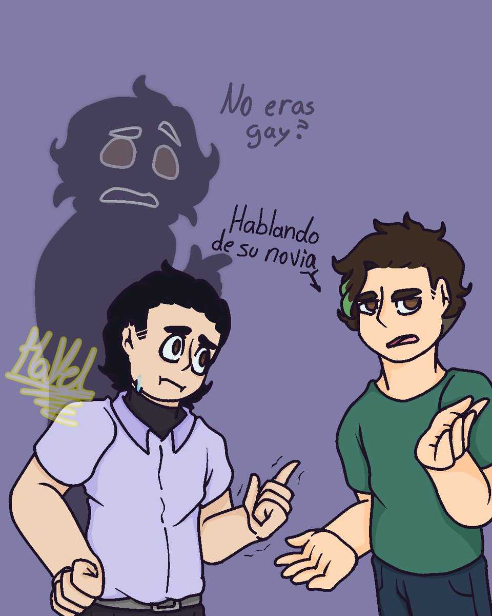 Handy1106's tweet photo. Esto me ha pasado más veces de las que me gustaría admitir 
#OCs #digitalart https://t.co/3dyGrRENKO