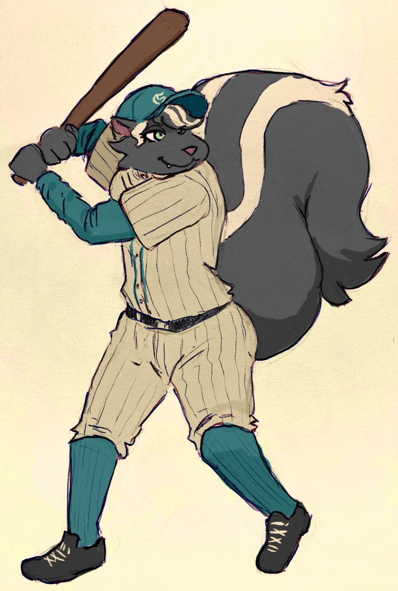 FRANCIUM420's tweet photo. baseball skunk... https://t.co/bzvDRg9I3l