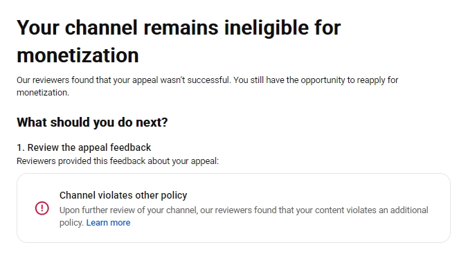 HolyLanguage's tweet photo. @TeamYouTube We've been partners with zero strikes since before there was a YPP. We want to work with you to get remonetized but this input couldn't be more vague. Please clarify what this 'other policy' is so we can fix it? Feel free to DM. Thank you. https://t.co/eXf4YGYhTS https://t.co/ZDL6P7cLx4