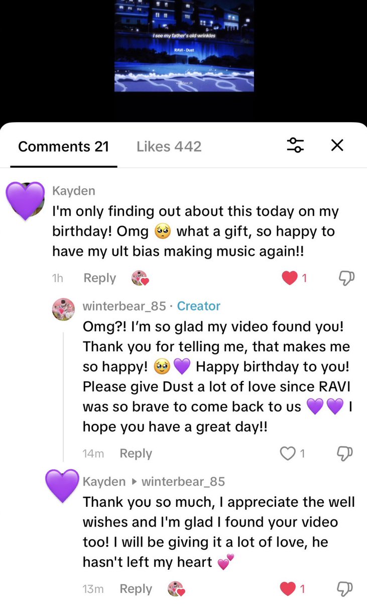 winterbear_85's tweet photo. Someone saw my Dust edit and said he just found out about the song 🥹💜 @RAVI_GTCK, people are still discovering you’re back and excited to welcome you!
#RAVI #라비 #녘 https://t.co/9gupoiEVfn