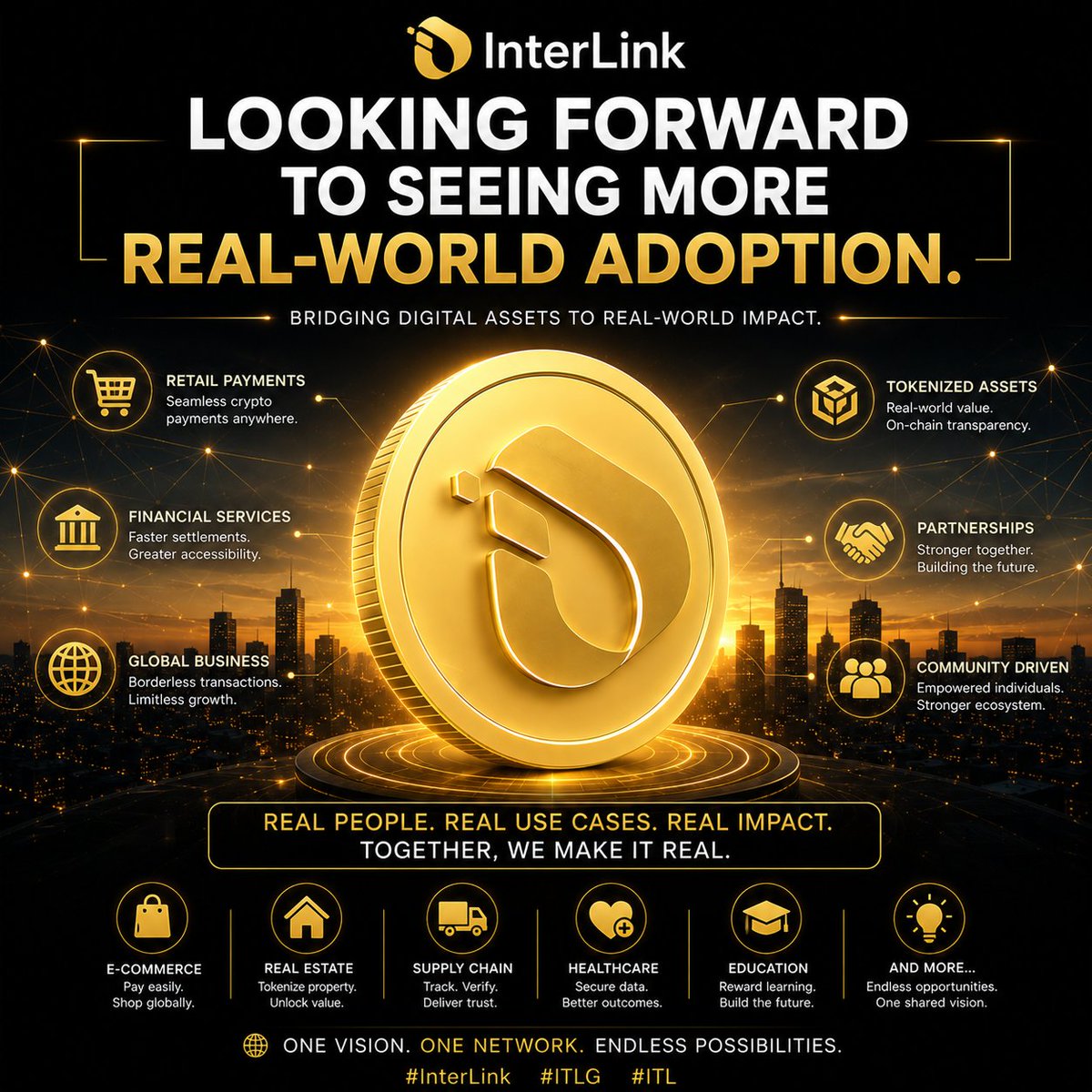Armyoo313's tweet photo. Looking forward to seeing more real-world adoption. #InterLink #ITLG #ITL https://t.co/UEAcbaXzfZ