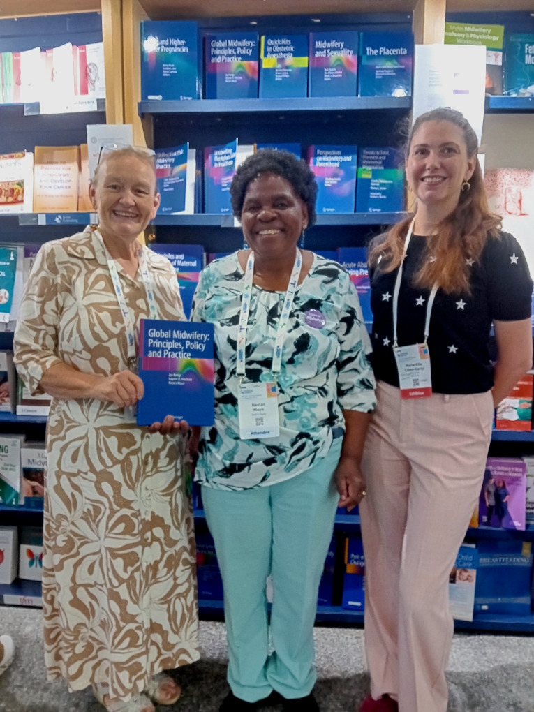 springer1842's tweet photo. Our authors celebrated 'Global Midwifery' at the conference book exhibit in Lisbon last week. Explores the principles, policies, and practices shaping midwifery around the world and supports the advancement of maternal and newborn health. https://t.co/UDGYGKQ7eT @kemp_joy https://t.co/hsIszKSePh