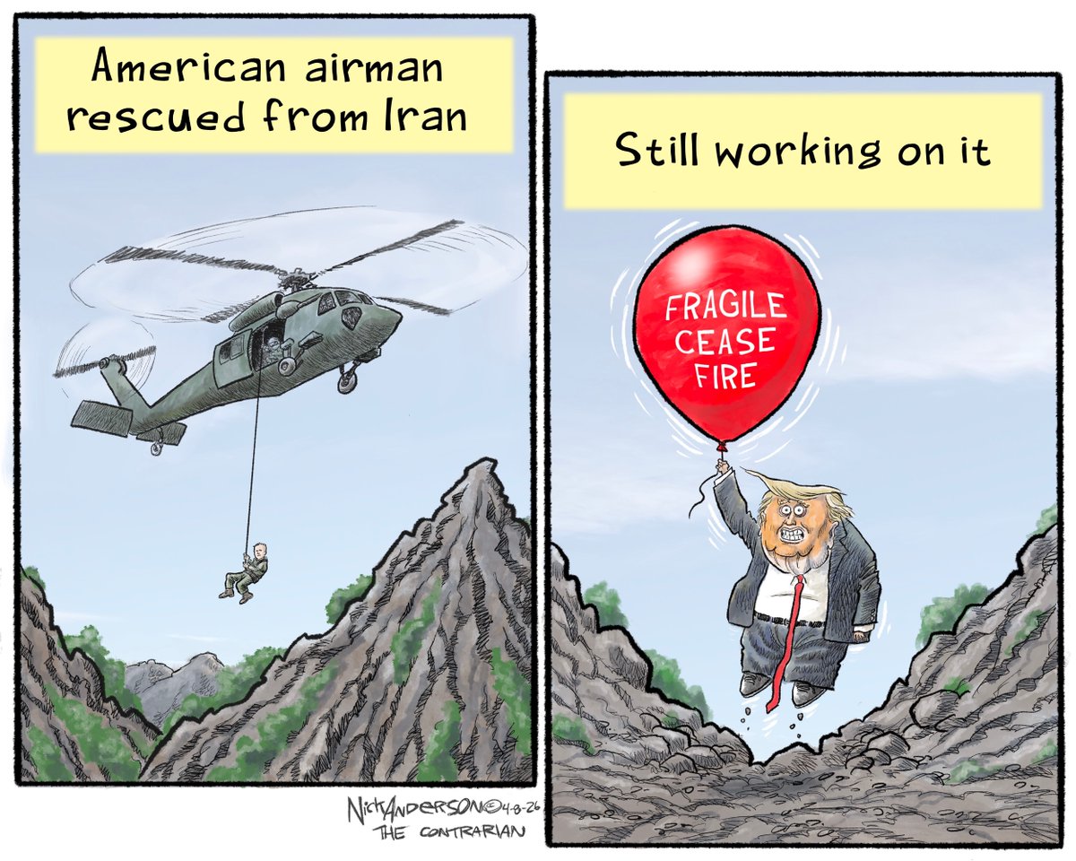 ablueview's tweet photo. When is Ceasefire Not a Ceasefire? #ABlueView 🧵1/3
When it is negotiated by the Savvy Genius in #TrumpsWar
#IranFiasco https://t.co/qDIoAhCwJO