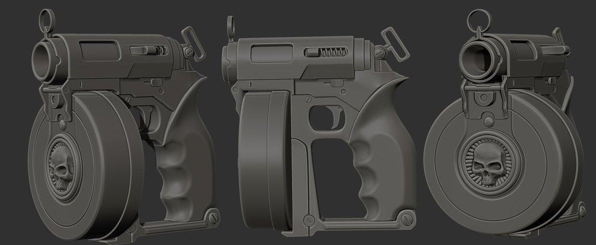 Zalerya_'s tweet photo. Working on a new project at @Artside_School ✨

Concept art link below ⬇️ 

#3d #3dart #zbrush #gun #realistic #gameart https://t.co/S5pL6dltit