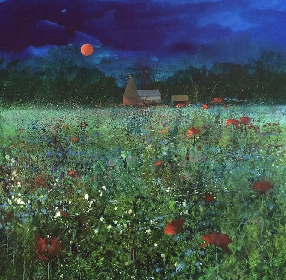 CarlyanneMcCon1's tweet photo. There's a full moon rising tonight, the Strawberry Moon🌕🍓

Artist is Paul Evans https://t.co/2Fe5HIWlWO