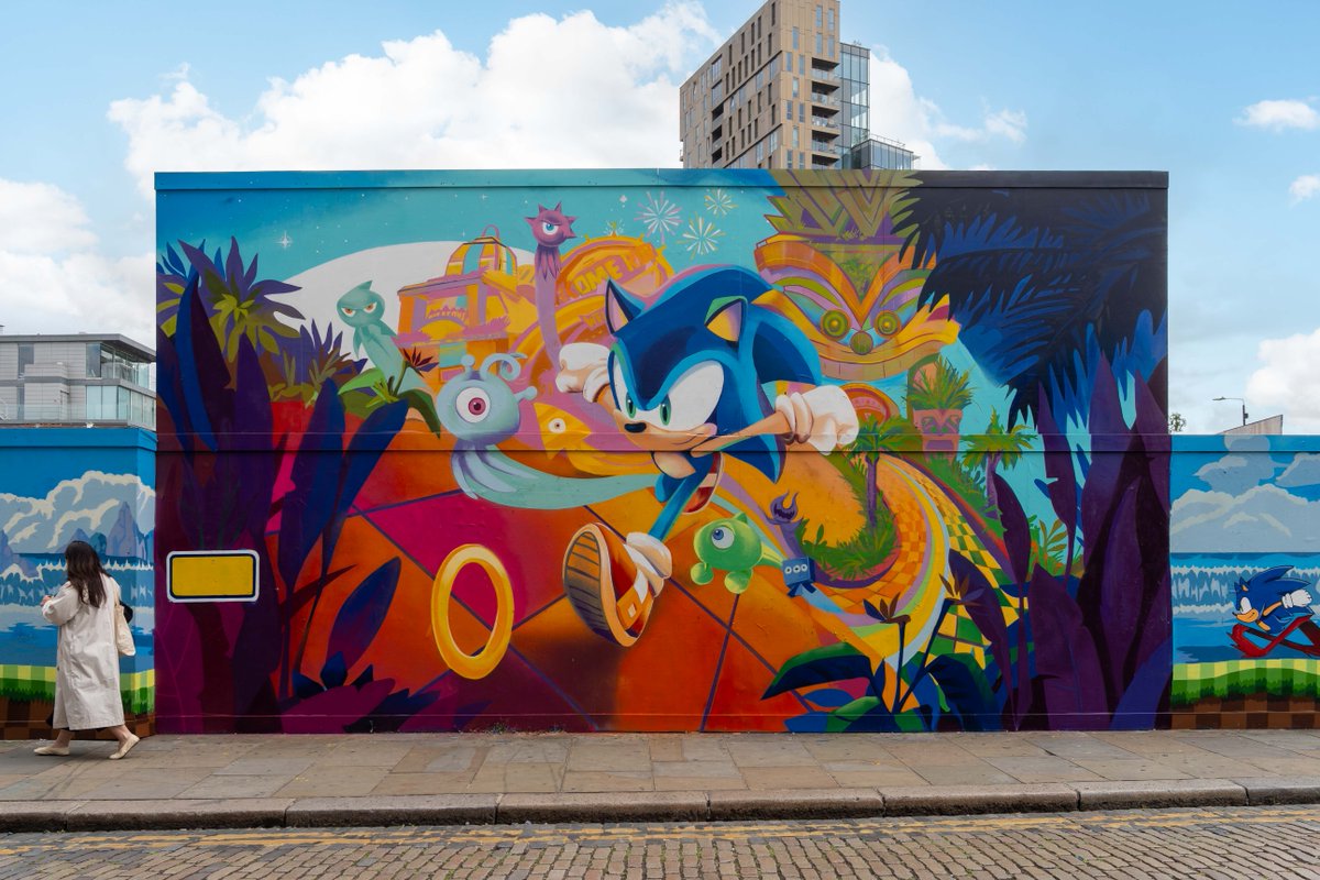 sonic_hedgehog's tweet photo. Due to popular demand, @globalstreetart is keeping three of the Sonic murals live until July 11th across 30 Redchurch, Ebor Street, and Village Underground!

Gotta go fast because once they're gone they're gone!

#SonicArtDash #SonicSpeedCircuit https://t.co/yedjDBLUCZ