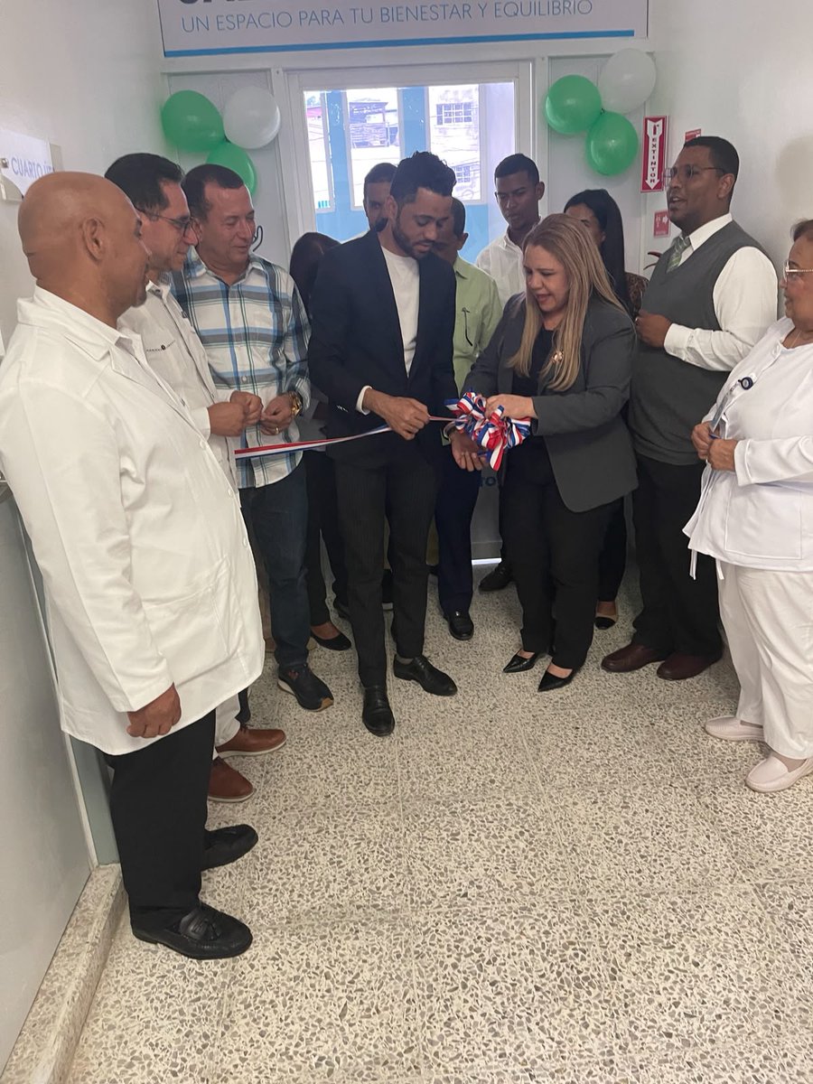 CambitaHospital's tweet photo. 🧠 ¡Un gran paso para la salud de nuestra comunidad!

Hoy quedó inaugurada el Área de Salud Mental del Hospital Municipal Cambita Garabito, un espacio de bienesta .

Hospital Municipal Cambita Garabito
 Comprometidos con la salud y el bienestar de nuestra comunidad. 💙🩺 https://t.co/SuuuUptjY7