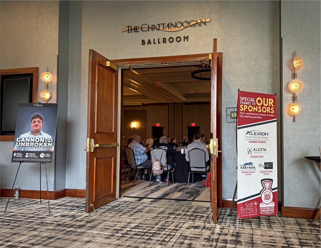 SoftBonesHPP's tweet photo. What an incredible weekend of learning, connection, and inspiration at the 2026 Soft Bones National Patient Meeting! A HUGE thank you to Dr. J. Carl Pallais, Dr. Timothy Wright, Dr. Donna Griffin, and Dr. Sun Peck for sharing their expertise on #hypophosphatasia.
#SoftBonesHPP https://t.co/D9pPcwlqeH