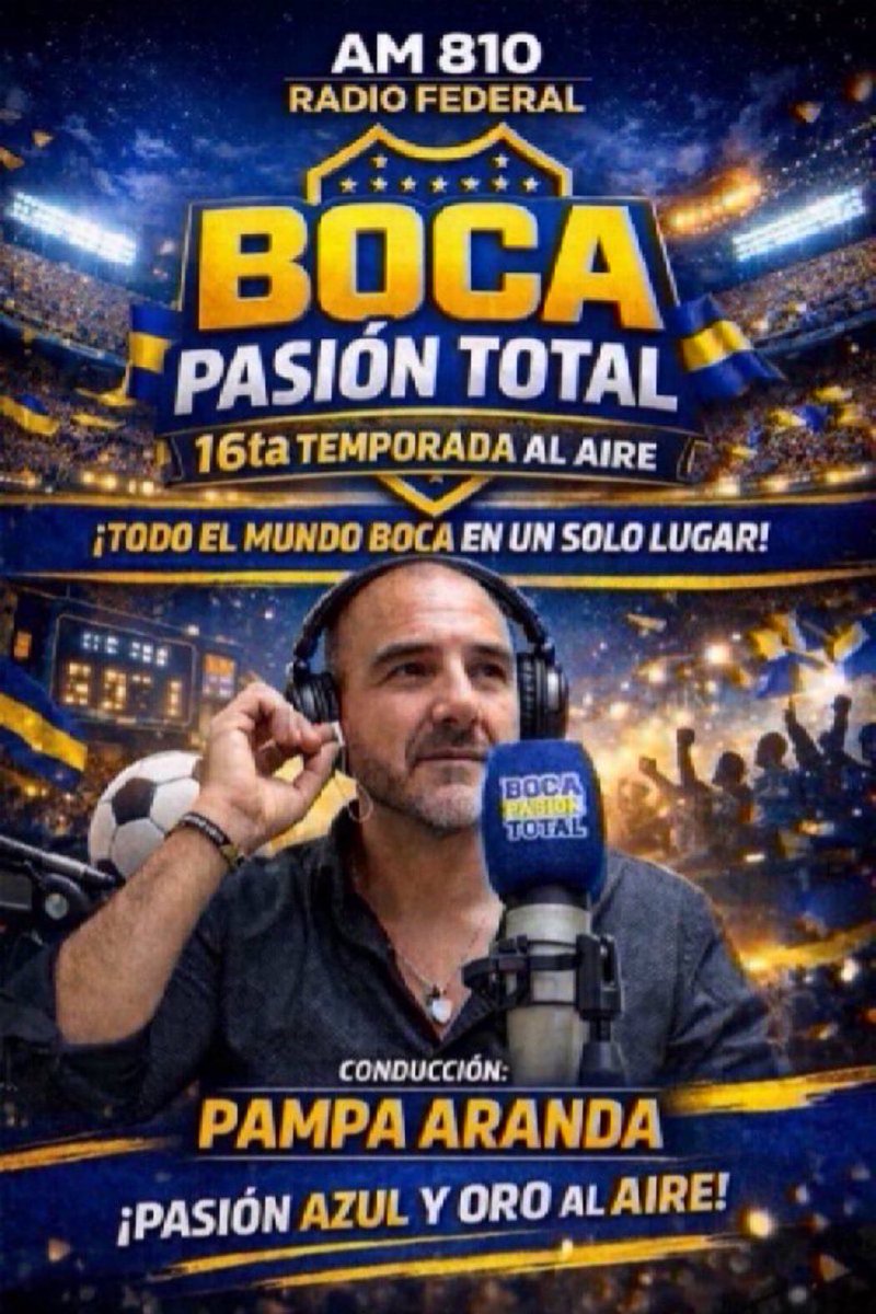 BocaPasionTotal's tweet photo. HOY      @BocaPasionTotal desde las 
21 hs  por @la810radio ,   #LaInfoDeBoca    y además la agenda de #Boca, NOTAS   y mucho más 

Los esperamos con el equipo de #BOCAPASIONTOTAL el Equipo periodístico de @PampaAranda 16años junto a @BocaJrsOficial

https://t.co/QZCfTaapPI https://t.co/9fPdIKGCMD