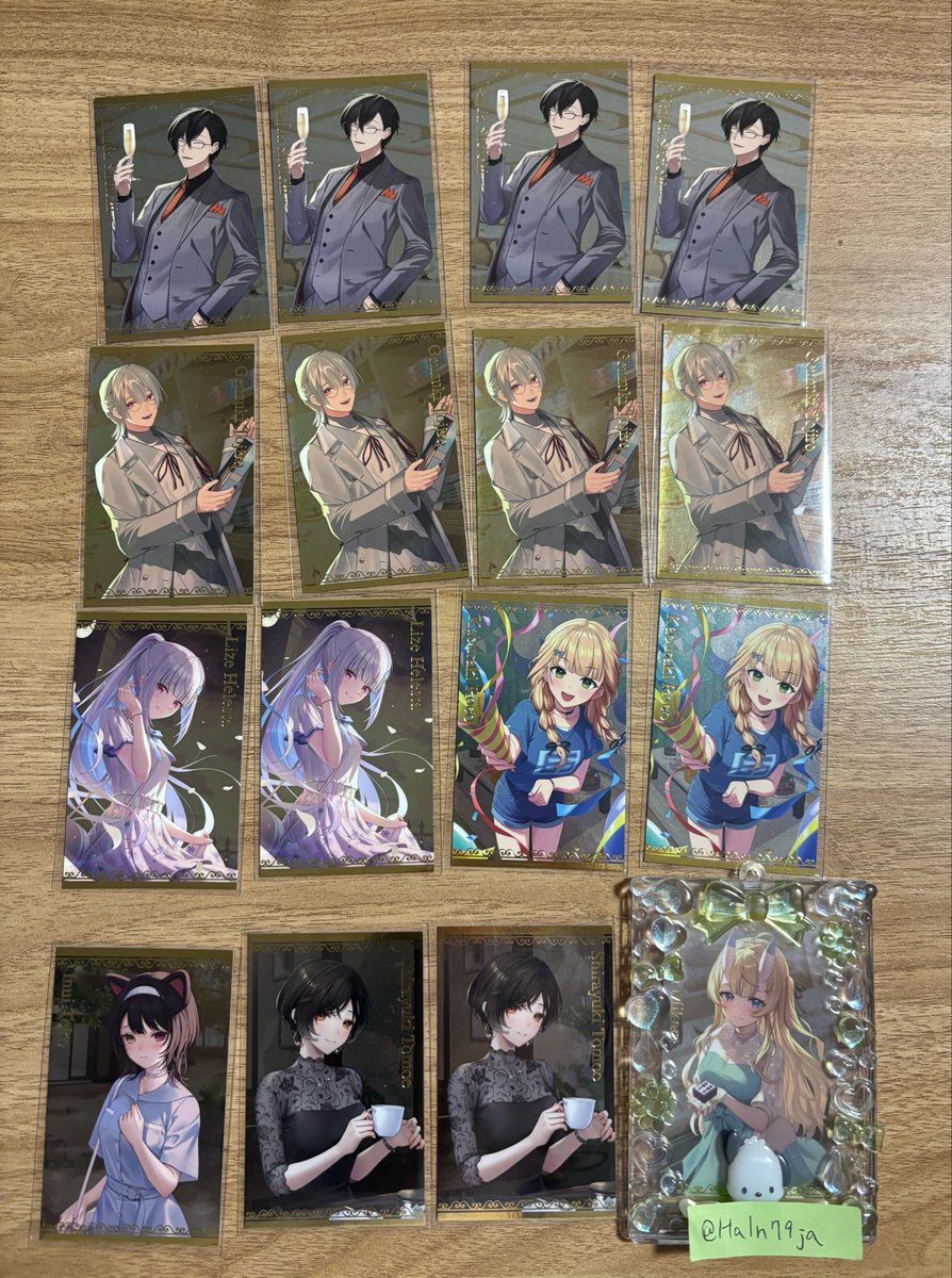 Haln79ja's tweet photo. 【交換】
にじさんじ　ボイスビジュアル
ランダムコレクション���ード  2026年6月　
求 :IDの方(〜2枚)
譲 :画像の方

郵送での交換希望です。
検索からもお気軽にお声かけお願いいたします。 https://t.co/lLt3thZUkT