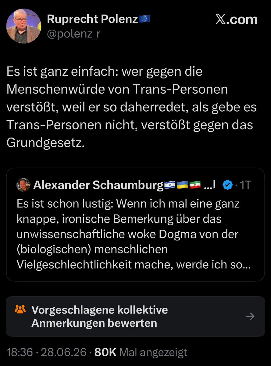 LiberalMut's tweet photo. Bürger können jetzt auch gegen das Grundgesetz verstossen. Das ist neu. https://t.co/fQzznNvYRX