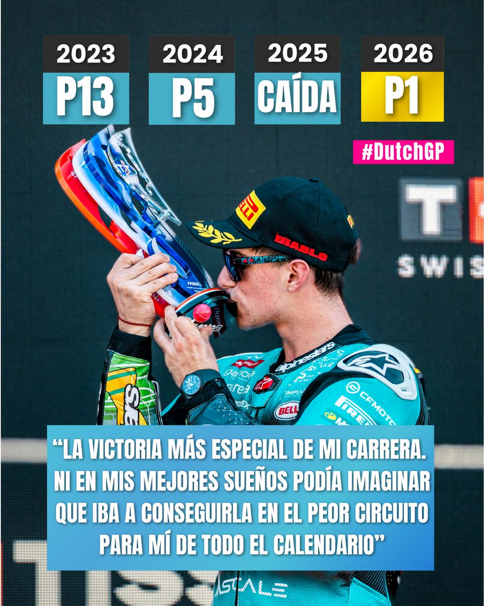 AsparTeam's tweet photo. Te puedo asegurar que el triunfo de David Alonso en el #DutchGP fue especial 🥹🏆 https://t.co/MMM174IZqw