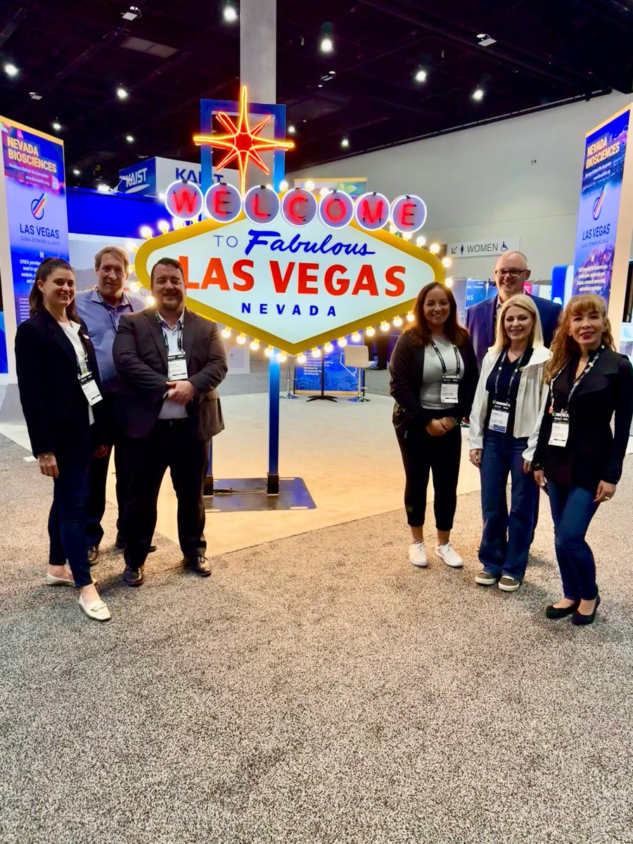 LVGEA's tweet photo. Thank you to our NV Pavilion partners, @rosemanuhs &amp; #RosemanBioventures, @unlv_oed, @DiversifyNevada, and the @CityOfLasVegas, for helping showcase Southern Nevada at #BIO2026. Together, we hosted 75 meetings and welcomed 400+ visitors! https://t.co/WwyS3QxC84