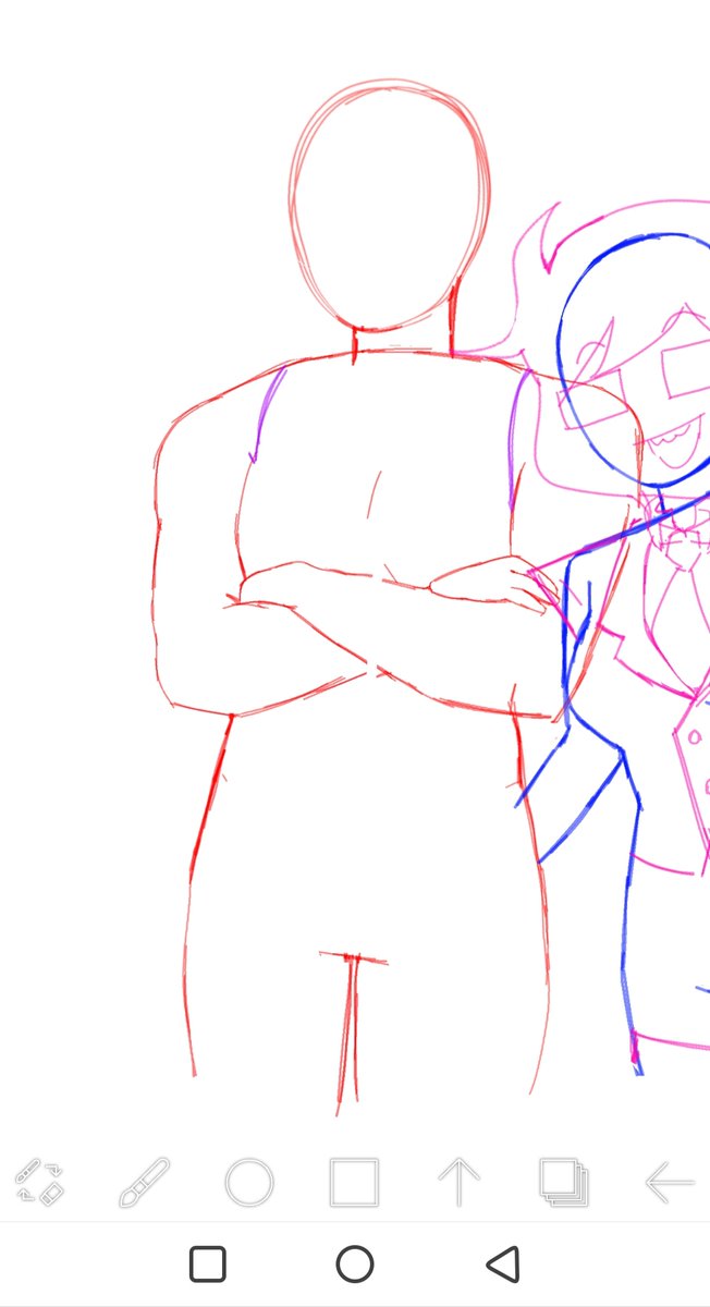 EdenVM_'s tweet photo. I'm trying to draw the commander, but I feel like his silhouette is too thin aaaaa. Debo engruesarlo más https://t.co/Gr9tvJDyW3