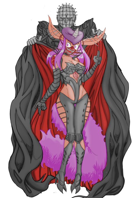 Eldritch Purity Sin - Since people keep asking what my profile pic is its this done by the lovely Victor. Fanbase caused this to happen now you gotta deal with it never going away. https://t.co/tDAMAP9kzA