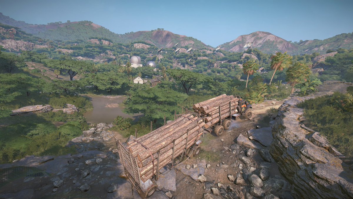 NJ_GameHouse's tweet photo. おはようございます☀
ご視聴ありがとうございました

今回も道路復旧に尽力していました🚧
作業現場案件だから達成率に頑張りが現れない悲しみ…
(ss撮り忘れたけど)新車くんも一台手に入ったのでこれから活躍させたい所存っ🚛
#スノーランナー
#snowrunner https://t.co/OL9Du8ld97