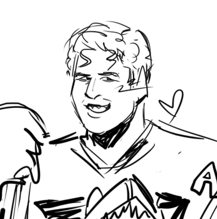 CellienCellval's tweet photo. this is gonna end up as a scrap but. i likd drawing his pretty face https://t.co/e6slrxDy42