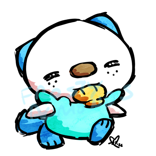 FrostyAlmonds's tweet photo. (Almost) Daily Oshawott 1262. https://t.co/G3coZYKnlT
