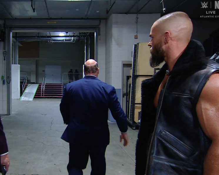 FadeAwayMedia's tweet photo. PAUL HEYMAN JUST WALKED AWAY FROM THE VISION 

HES SO OVER THAT GROUP 😭

#WWERAW https://t.co/fNP94lGD5s